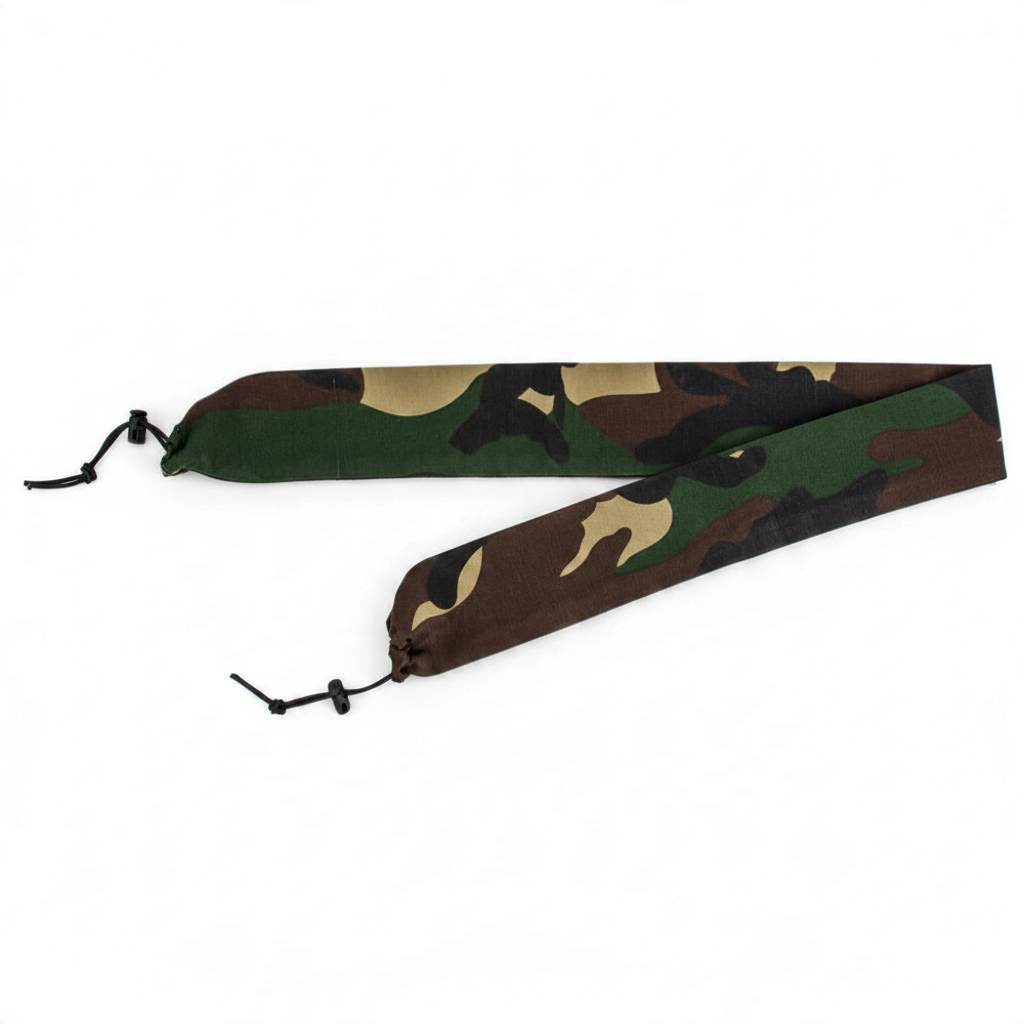 id-paintball NL Mamba Remote System Cover in Woodland Tarnmuster zum Schutz von Paintball-Schläuchen vor Abrieb