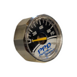 id-paintball Manometer 0-600 PSI mit schwarzem Zifferblatt und gelbem Zeiger für Paintball Markierer
