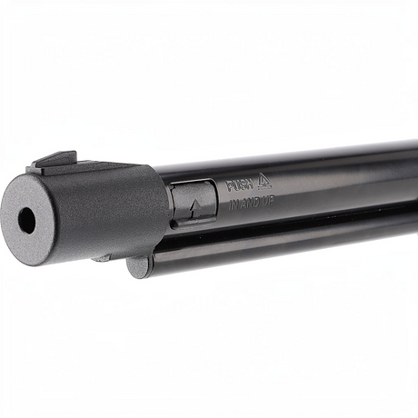 id-paintball Marlin Lever Action BB Luftgewehr Laufmündung mit Ladeöffnung für Stahl-BBs und Bedienungshinweis