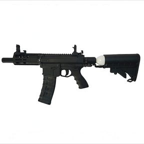 id-paintball Milsig M17 G3 MagFed Paintball Markierer in Schwarz mit M-Lok Handschutz und 20-Schuss-Hybridmagazin