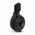 id-paintball Milsig Tempest Trommelmagazin für M17 G3 Paintball Markierer mit 32 Schuss Kapazität in Schwarz