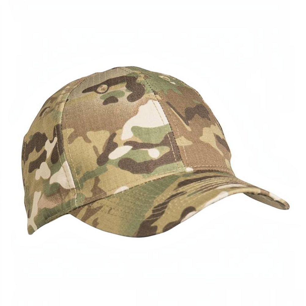 id-paintball Miltec Baseball Cap aus Baumwolle in Camouflage-Optik mit verstellbarem Clipverschluss
