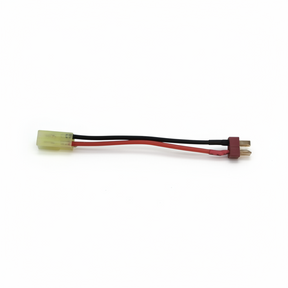 id-paintball Mini-Tamiya auf T-Plug Adapterkabel für S-AEG Airsoft-Akkus mit rotem und schwarzem Kabel