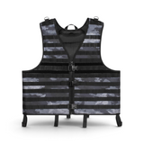 id-paintball Molle Light Taktikweste in HDT Camo LE mit modularen Gurtschlaufen und verstellbaren Schnallen