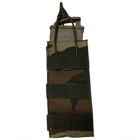 id-paintball Molle Magazintasche in Camouflage mit elastischem Kordelzug für Paintball-Magazine wie T15 und TMC