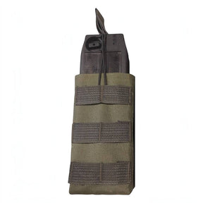id-paintball Molle Magazintasche in Olivgrün für Paintball Markierer mit elastischem Kordelzug und Molle-Befestigung
