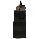 id-paintball Molle Magazintasche in Schwarz mit elastischem Kordelzug für Paintball-Markierer Magazine