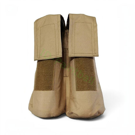 id-paintball Molle Pod Tasche in Beige aus strapazierfähigem Material für Paintball-Pods mit Klettverschluss