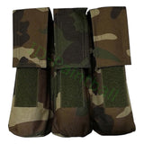 id-paintball Molle Pod Tasche in Camouflage für 3 Paintball-Pods mit Klettverschluss und robustem Material