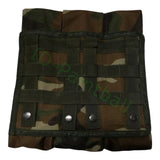 id-paintball Molle Pod Tasche in Camouflage mit drei Fächern für Paintball-Pods und robustem Befestigungssystem