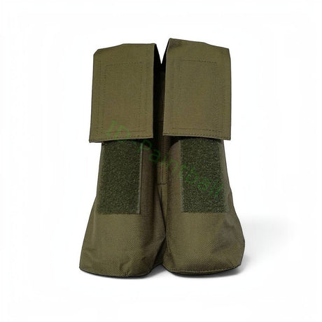 id-paintball Molle Pod Tasche in Olivgrün aus strapazierfähigem Material für zwei Paintball-Pods mit Klettverschluss
