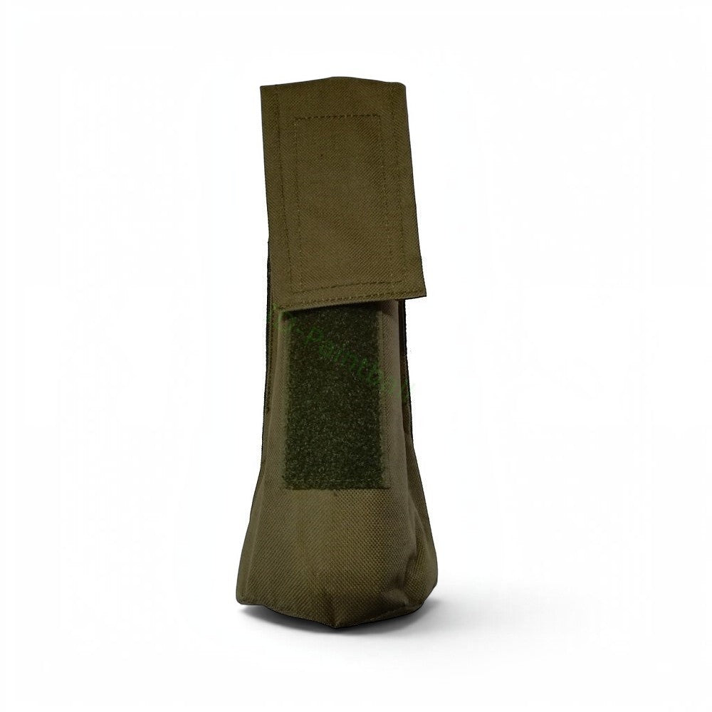 id-paintball Molle Pod Tasche in Olivgrün aus robustem Material für Paintball-Pods mit Klettverschluss