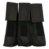 id-paintball Molle Pod Tasche in Schwarz für drei Paintball-Pods mit Klettverschluss und robustem Design