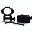 id-paintball Montage Ringe 25,4mm für Picatinny Schienen in Schwarz mit Inbusschlüssel