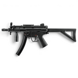 id-paintball Heckler & Koch MP5 K-PDW CO2 BB Gewehr in Schwarz mit Klappschaft und Montageschiene