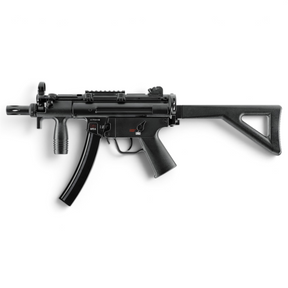 id-paintball Heckler & Koch MP5 K-PDW CO2 BB Gewehr in Schwarz mit Klappschaft und Montageschiene