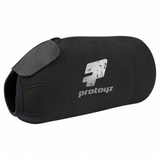 id-paintball Neoprenüberzug in Schwarz für 0,8l HP Flaschen mit rutschfester Gummiapplikation und Protoyz Logo