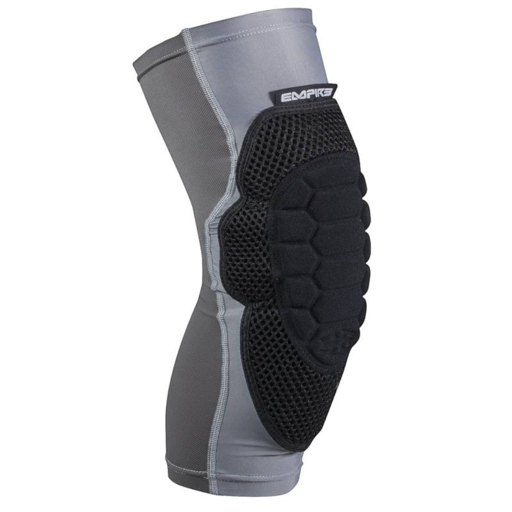 id-paintball Empire NeoSkin Knieschoner in Grau-Schwarz mit ergonomischem EVA-Polster und atmungsaktivem Design