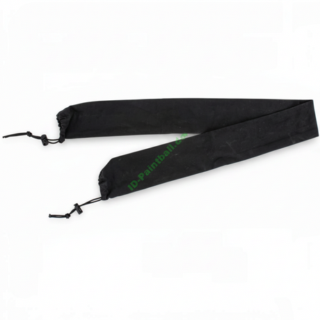 Schwarzes id-paintball New Legion Remote System Cover aus strapazierfähigem Material zum Schutz von Paintball-Schläuchen