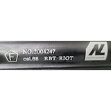 id-paintball New Legion Riot 2 Markierer Gehäuse mit Kaliber 68 Gravur und F-Zeichen