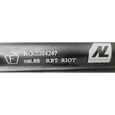 id-paintball New Legion Riot 2 Markierer Gehäuse mit Kaliber 68 Gravur und F-Zeichen