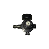 Gebrauchter Ninja Air Paintball Regulator für 300 Bar 4500 PSI Systeme von id-paintball in schwarzer Ausführung