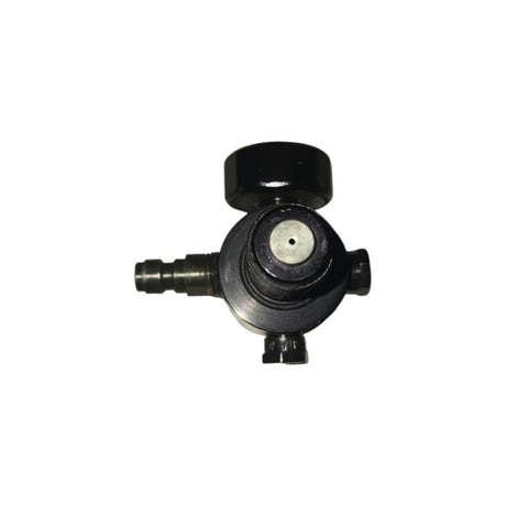 Gebrauchter Ninja Air Paintball Regulator für 300 Bar 4500 PSI Systeme von id-paintball in schwarzer Ausführung