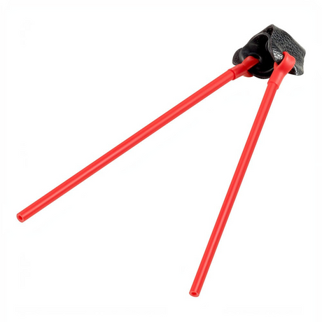 id-paintball NXG Ersatzgummi RR-200 in Rot für PSS200 und PSS210 Schleudern mit schwarzer Ledertasche