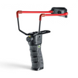id-paintball NXG PSS-200 Präzisionsschleuder mit Ziellaser, strukturiertem Griff und roten Wurfarmen für Outdoor-Sport