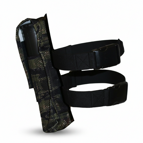 id-paintball Oberschenkel Battle Pack für 2 Pods in Flecktarn mit verstellbaren Gurten und Klickverschluss