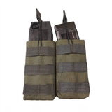 id-paintball olivgrüne Molle-Doppelmagazintasche für T15, TMC und Milsig DAM Paintball-Magazine