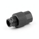 id-paintball ON/OFF Ventil für ASA Adapter aus schwarzem Metall zur einfachen Druckregulierung am Paintball-Markierer