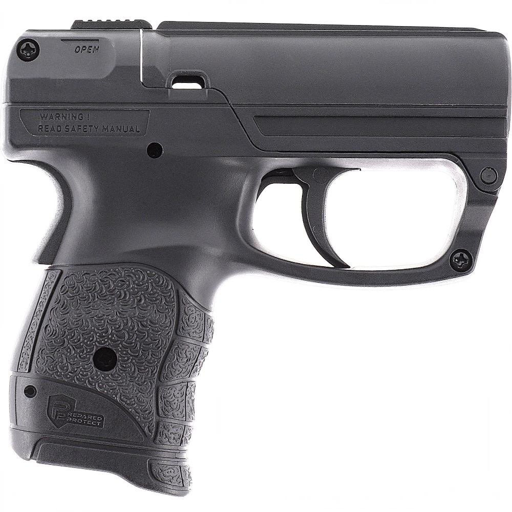 id-paintball P2P PGS I Personal Defense Pistol in Schwarz mit ergonomischem Griff und Handballensicherung