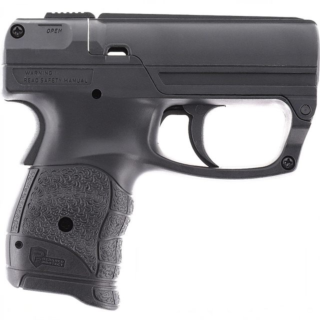 id-paintball P2P PGS I Personal Defense Pistol in Schwarz mit ergonomischem Griff und Handballensicherung