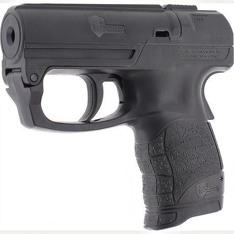 id-paintball P2P PGS I Personal Defense Pistol in Schwarz mit ergonomischem Griff und Handballensicherung