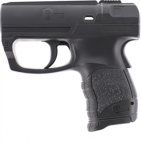 id-paintball P2P PGS I Personal Defense Pistol in Schwarz mit ergonomischem Griff und Handballensicherung