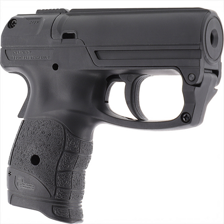 id-paintball P2P PGS I Personal Defense Pistol in Schwarz mit ergonomischem Griff und Handballensicherung