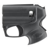 id-paintball P2P PGS II Selbstschutzpistole in Schwarz mit integrierter Taschenlampe und Pfefferspray-Funktion