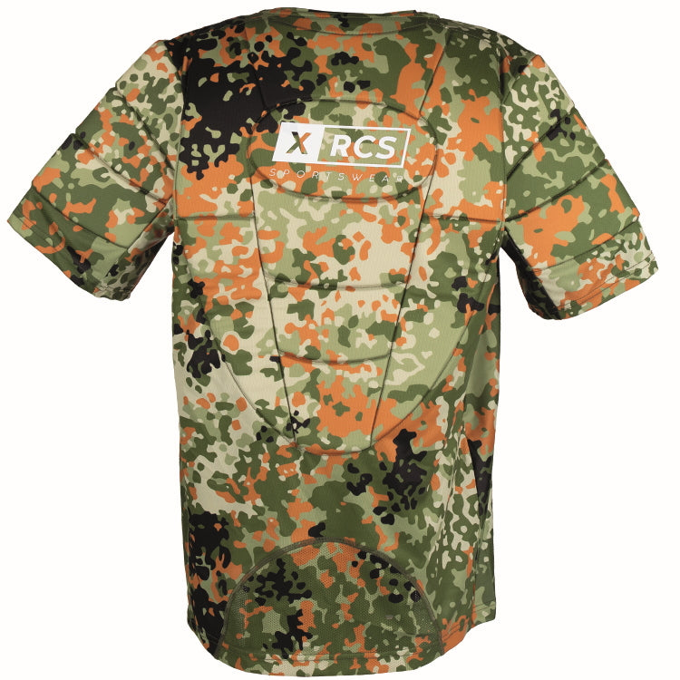 id-paintball Paintball Brustpanzer in Flecktarn mit ergonomischen Polsterplatten für Schutz und Bewegungsfreiheit