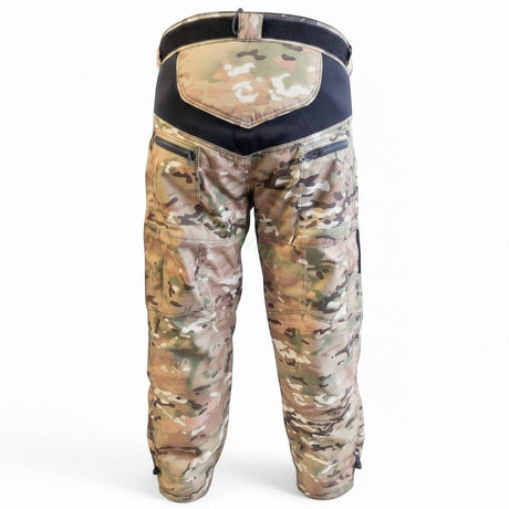id-paintball Paintball Hose Desert Camo 3.0 mit Flecktarn-Muster, verstärkten Partien und wasserfesten Reißverschlusstaschen