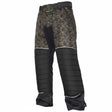 id-paintball Paintball Hose in Oliv mit Camouflage-Muster, Kniepolsterung und verstellbarem Bund für Woodland-Spiele