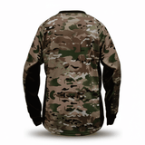 id-paintball Paintball Jersey in Wüstentarn-Camouflage mit atmungsaktiven schwarzen Einsätzen an den Seiten