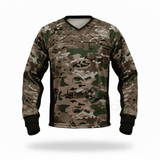 id-paintball Paintball Jersey in Wüstentarn-Camouflage mit Polsterung an Schultern und Brust für optimalen Schutz