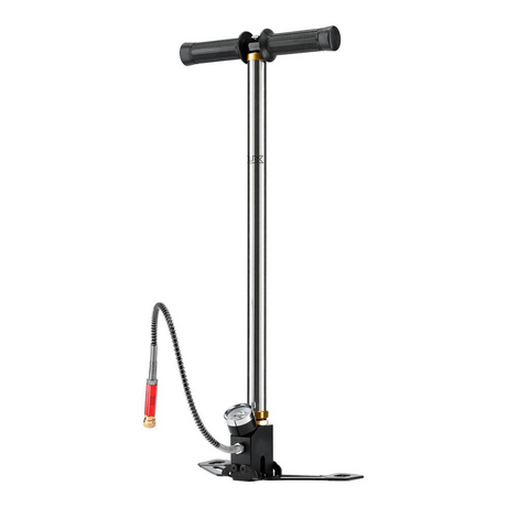 id-paintball UX PCP Handpumpe mit Manometer und Schlauch zum Befüllen von Pressluftwaffen bis 300 Bar