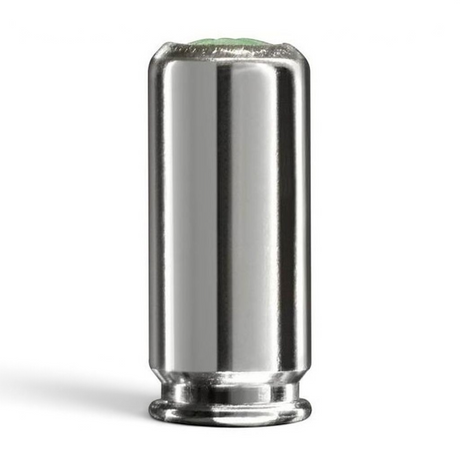 id-paintball Perfecta Titan 9mm P.A.K. Platzpatrone aus robustem Stahl mit grüner Verschlusskappe