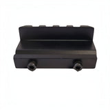 id-paintball 22mm Picatinny Zusatzschiene in Schwarz mit 45 Grad Winkel für Zubehör