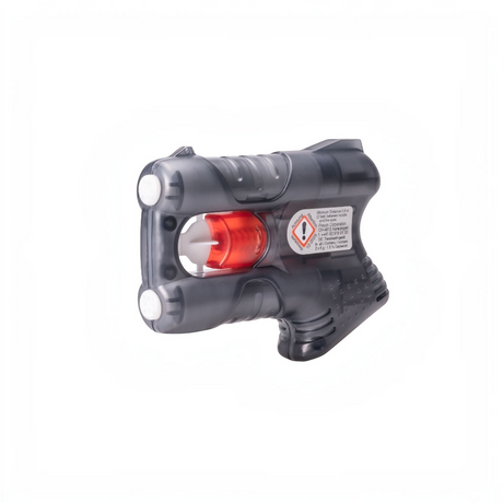 id-paintball PIEXON Guardian Angel 4 Pfefferspray Pistole in grau mit zwei Schusskammern zur Tierabwehr