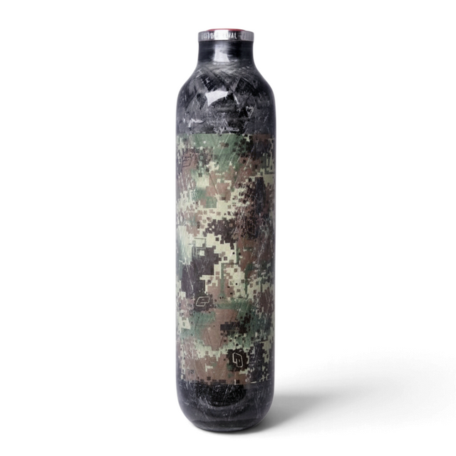 id-paintball Planet Eclipse HDE 0,25l 300 Bar HP-Flasche mit digitalem Camouflage-Muster für Paintball-Markierer