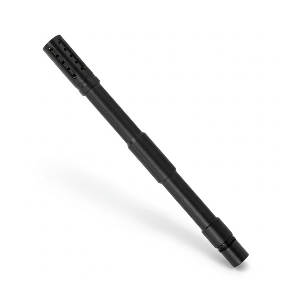 id-paintball Planet Eclipse Shaft Operator Paintball-Lauf in Schwarz, 12 Zoll Aluminium mit taktischem Design