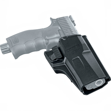 id-paintball T4E Polymer Holster in Schwarz für HDP 50 und TP 50 mit Release-Button und robuster Konstruktion
